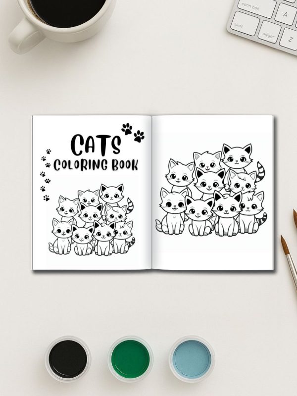 Kitten's Adventures - 21 Cat Coloring Pages – Bild 3