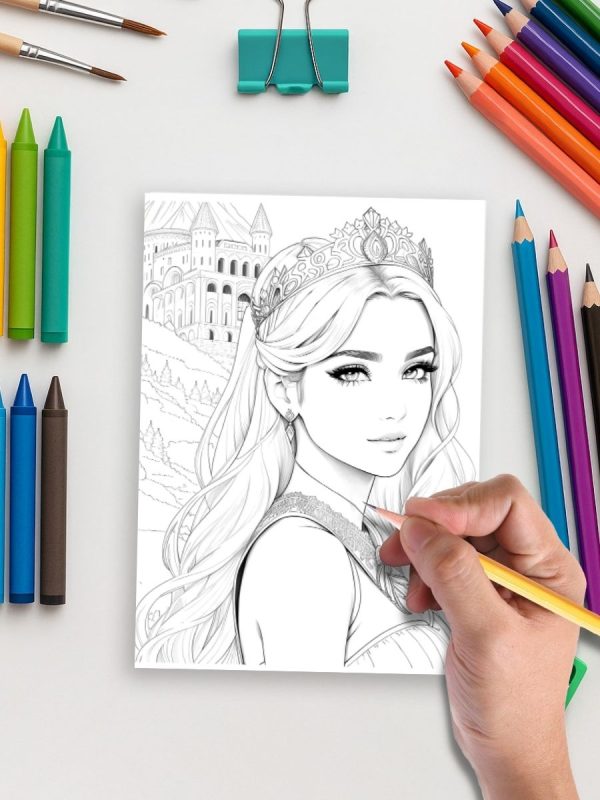 Greek Goddesses – 60 Mythical Princess Coloring Pages – Bild 5