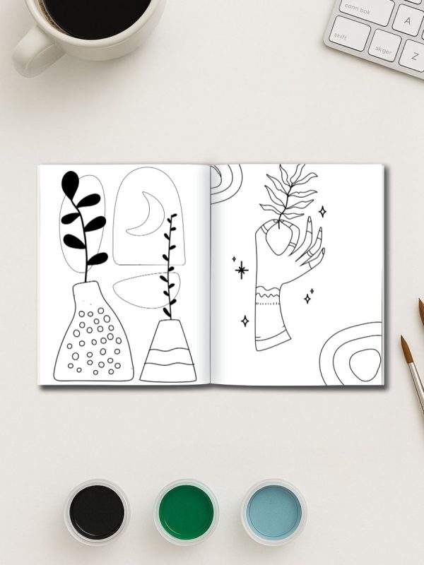 Boho Minimal – 110 Clean & Stylish Coloring Pages – Bild 3