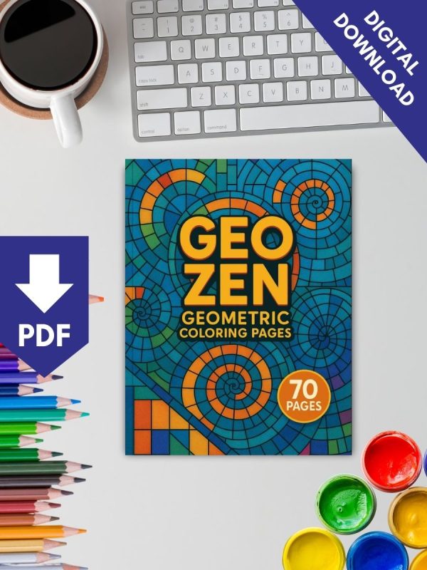 Geo Zen – 70 Geometric Coloring Designs – Bild 2