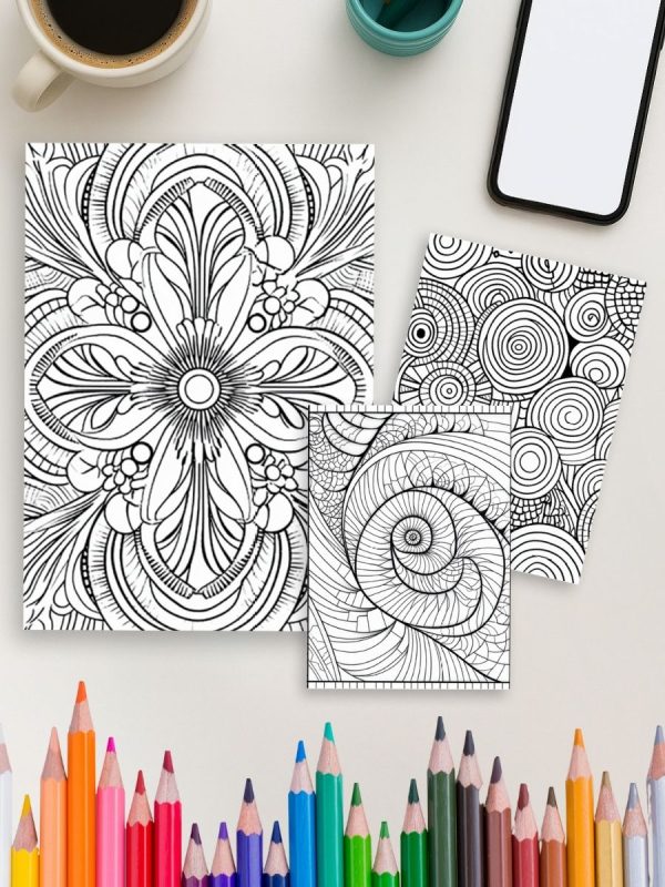 Geo Zen – 70 Geometric Coloring Designs – Bild 4