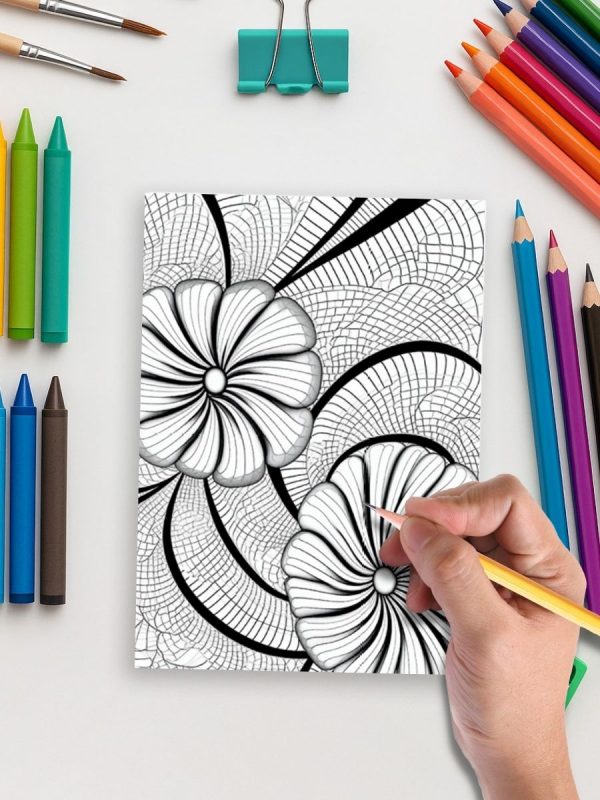 Geo Zen – 70 Geometric Coloring Designs – Bild 5