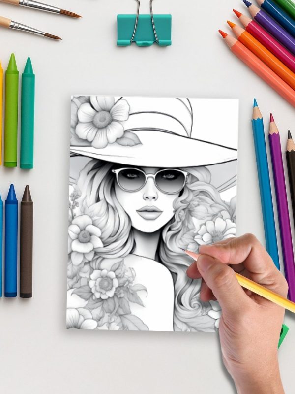 Fashion Vibes – 1357 Girl Power Coloring Pages – Bild 5