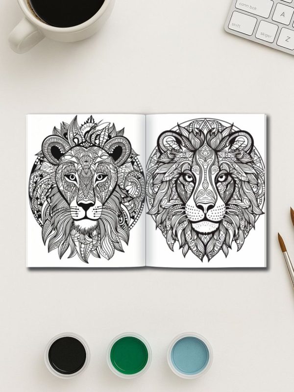 Mandala Animal Spirits – 50 Decorative Animal Pages – Bild 3