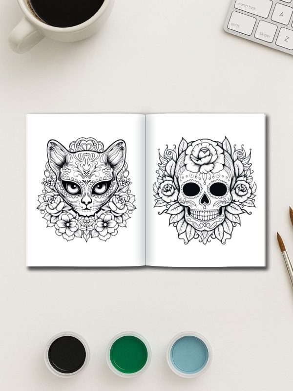 Sugar Skull Fiesta – 100 Coloring Pages – Bild 3