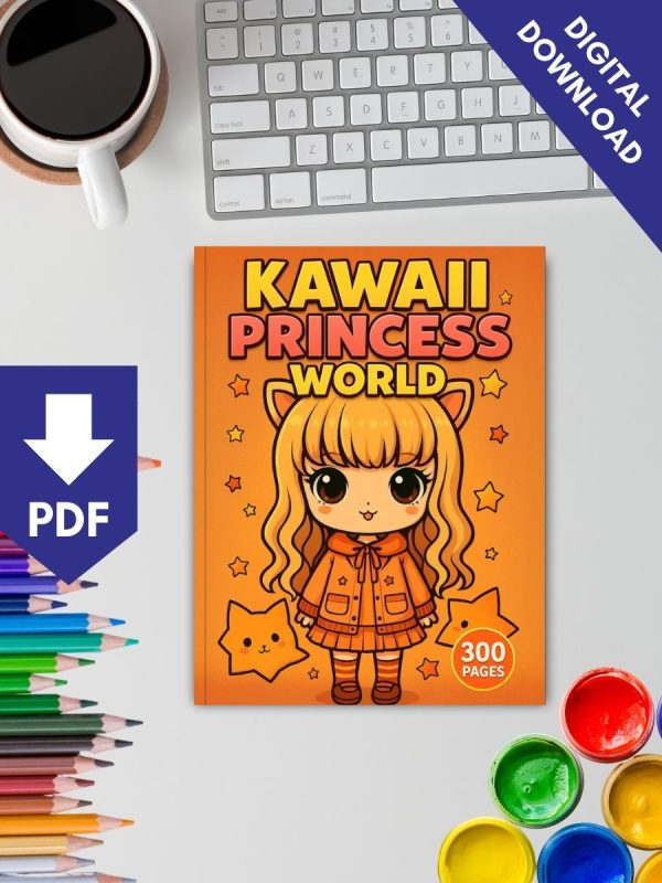 Kawaii Princess World – 300 Princess & Cute Girl Pages – Bild 2