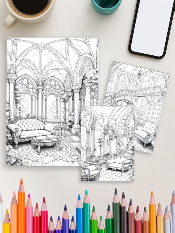 Fantasia Rooms – 50 Fantasy Interior Design Pages – Bild 4