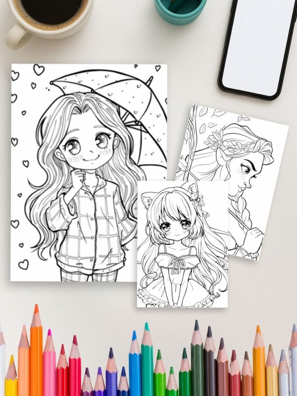 Princess Power – 500 Girls & Teens Coloring Pages – Bild 4