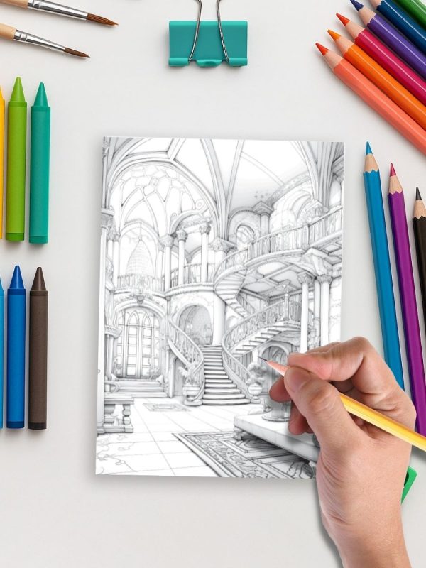 Fantasia Rooms – 50 Fantasy Interior Design Pages – Bild 5