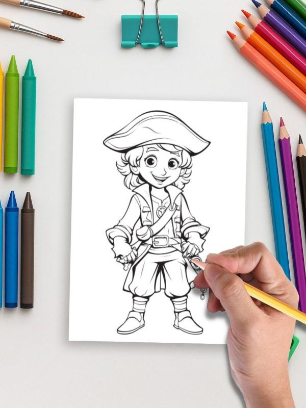 Pirates Ahoy! – 50 Swashbuckling Coloring Pages – Bild 5