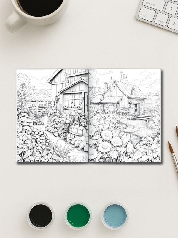Farmer’s Garden Escape – 125 Homestead-Themed Pages – Bild 3