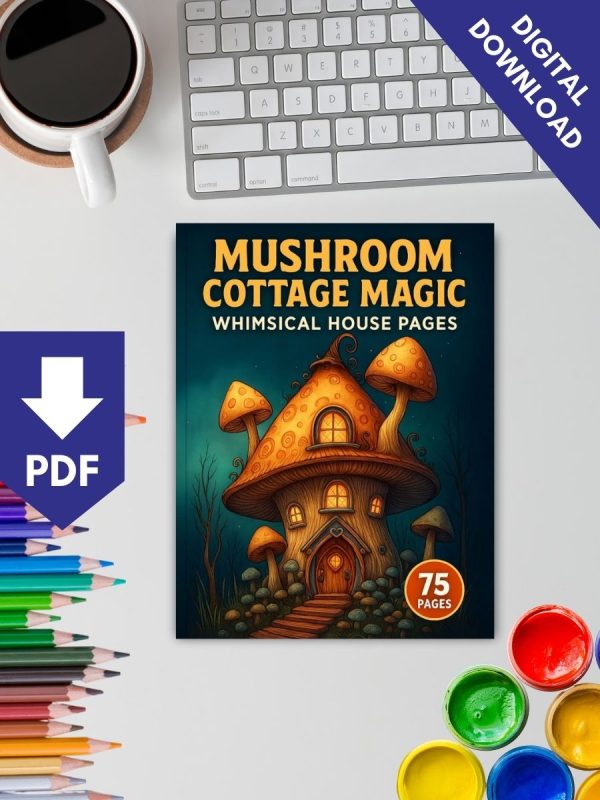 Mushroom Cottage Magic – 75 Whimsical House Pages – Bild 2