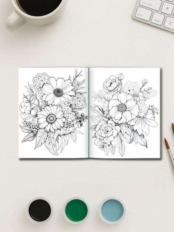 100 Flowers to Color – From Bud to Bloom – Bild 3