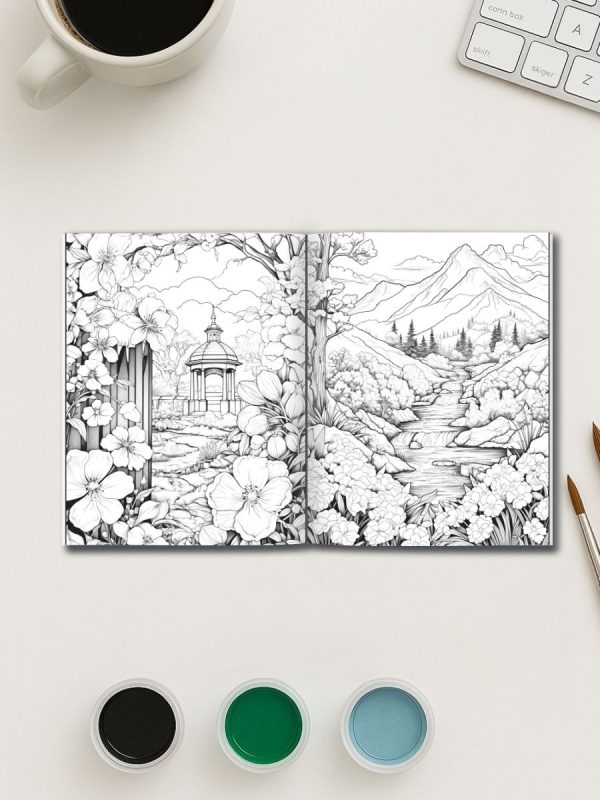 Springtime Wonders – 50 Joyful Coloring Pages – Bild 3