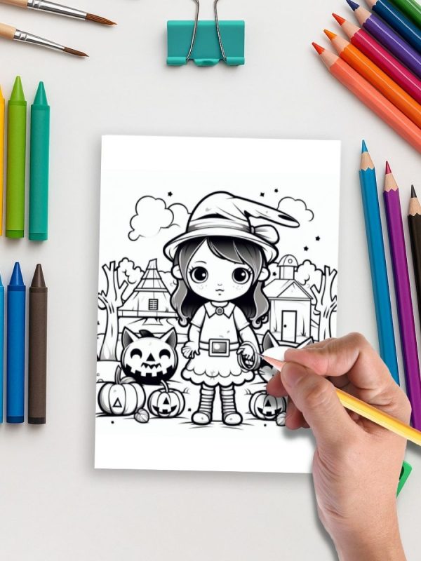 Holiday Fun Pack – 60 Kids Holiday-Themed Coloring Pages – Bild 5