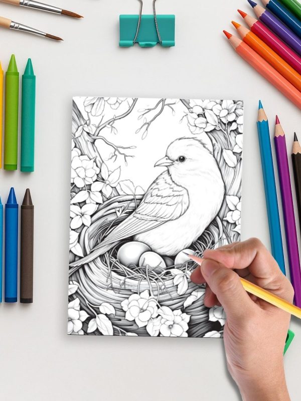 Springtime Wonders – 50 Joyful Coloring Pages – Bild 5