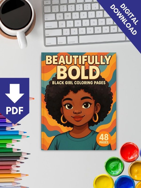 Beautifully Bold – 48 Black Girl Coloring Pages – Bild 2