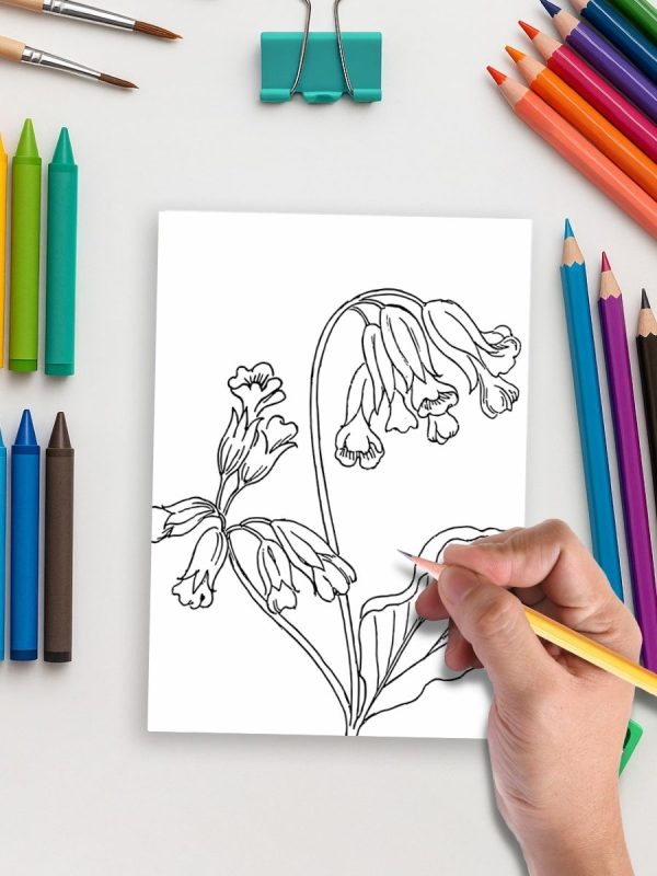 Simply Blooming – 110 Easy Flower Coloring Pages – Bild 5