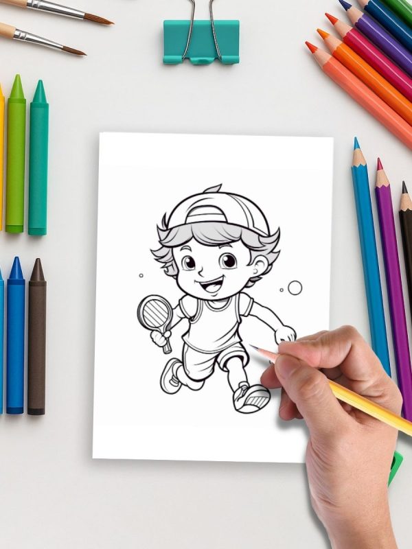 Game On! – 141 Sports & Activities Coloring Pages for Kids – Bild 5