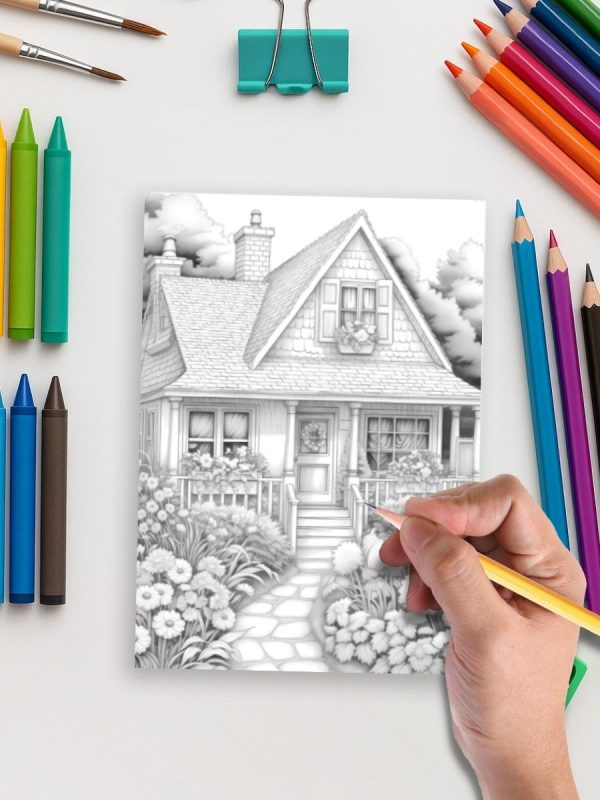 Cottage Garden Charm – 175 Cozy Flower Cottage Scenes – Bild 5