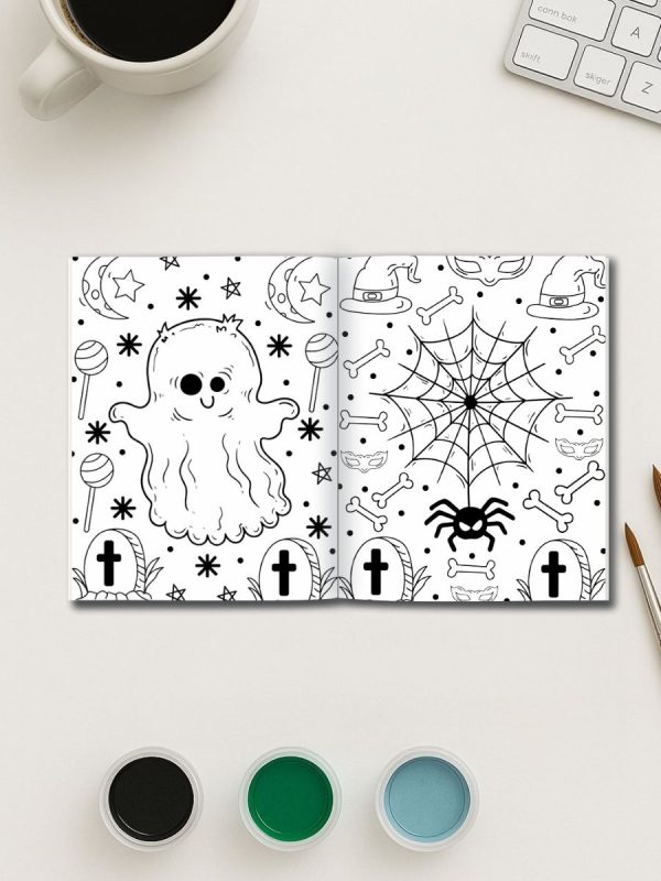 Haunted Fun – 232 Halloween Coloring Pages for All Ages – Bild 3