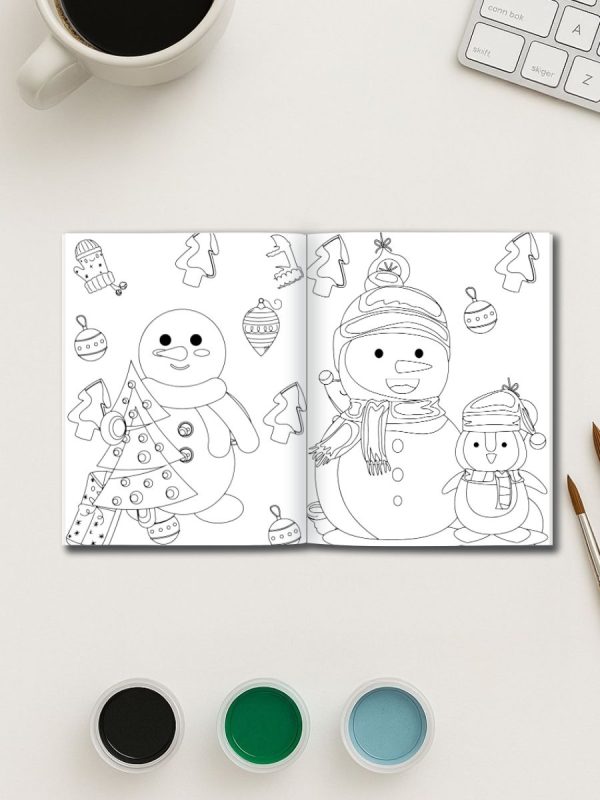 Cozy Winter Moments – 30 Kids Winter Coloring Pages – Bild 3