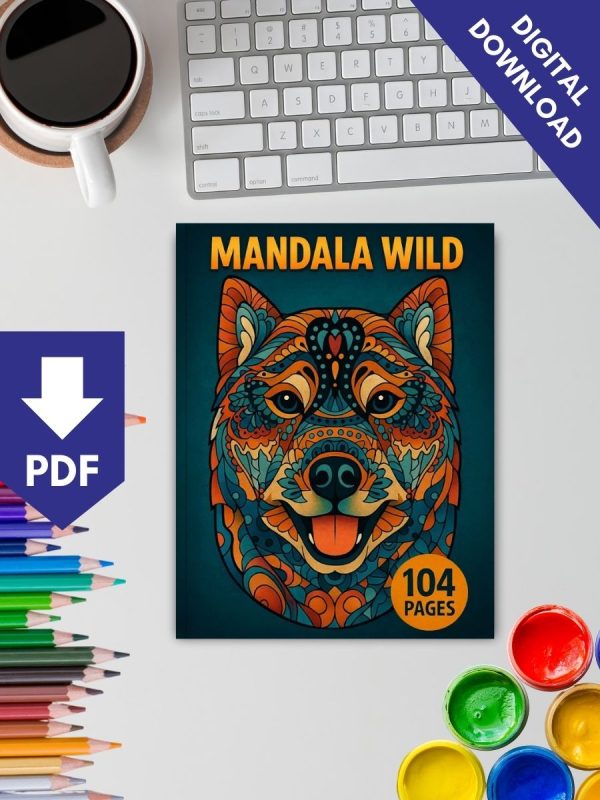 Mandala Wild – 54 Animals Filled with Intricate Patterns – Bild 2