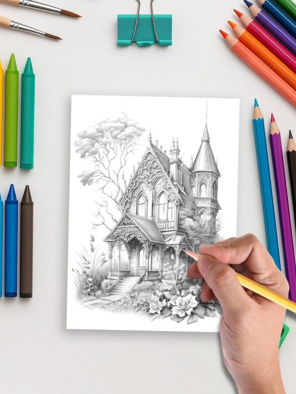 Haunted Manor Magic – 125 Gothic Fantasy Houses – Bild 5
