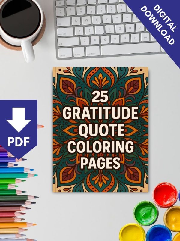 Grateful Mandalas – 25 Quote-Filled Coloring Pages – Bild 2