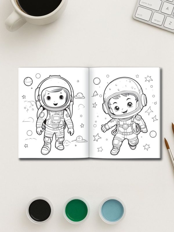 Kids in Space – 50 Intergalactic Adventures to Color – Bild 3