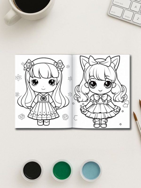 Mega Kawaii Bundle – 297 Super Cute Coloring Pages – Bild 3