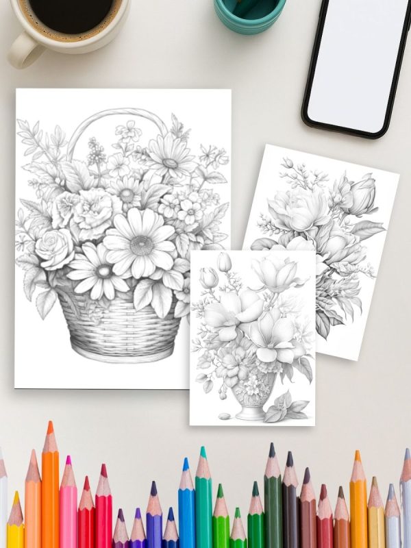 Blooming Grace – 75 Peonies, Magnolias & Basket Designs – Bild 4
