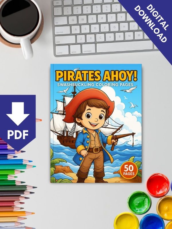 Pirates Ahoy! – 50 Swashbuckling Coloring Pages – Bild 2